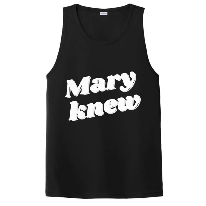 Mary Knew Christmas Performance Tank