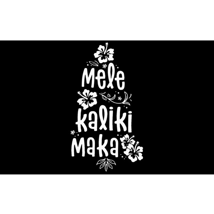 Mele Kalikimaka Christmas Hawaiian Xmas Vacation Bumper Sticker