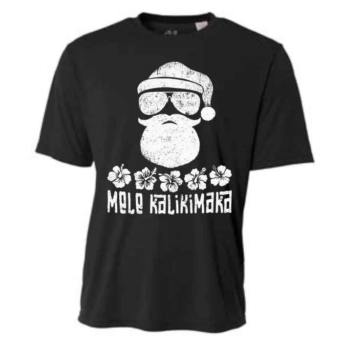 Mele Kalikimaka Christmas Hawaiian Cooling Performance Crew T-Shirt