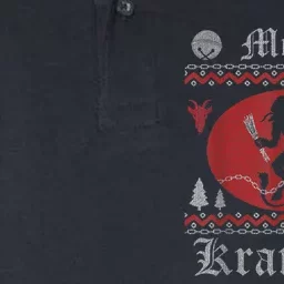 Merry Krampus Christmas Xmas Horror Ugly Sweater Evil Pajama Softstyle Adult Sport Polo