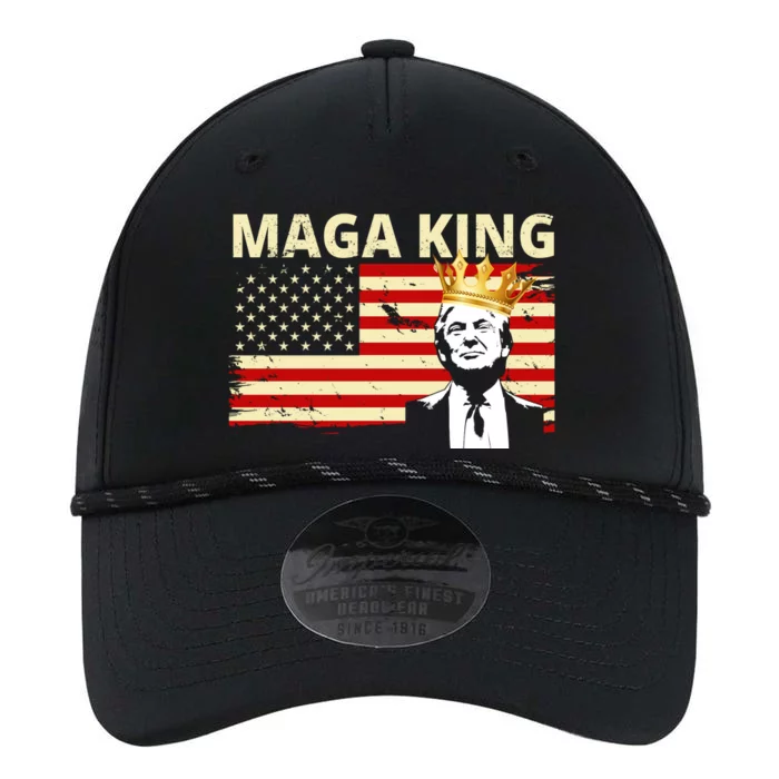 MAGA King Donald Trump Usa Flag Performance The Dyno Cap