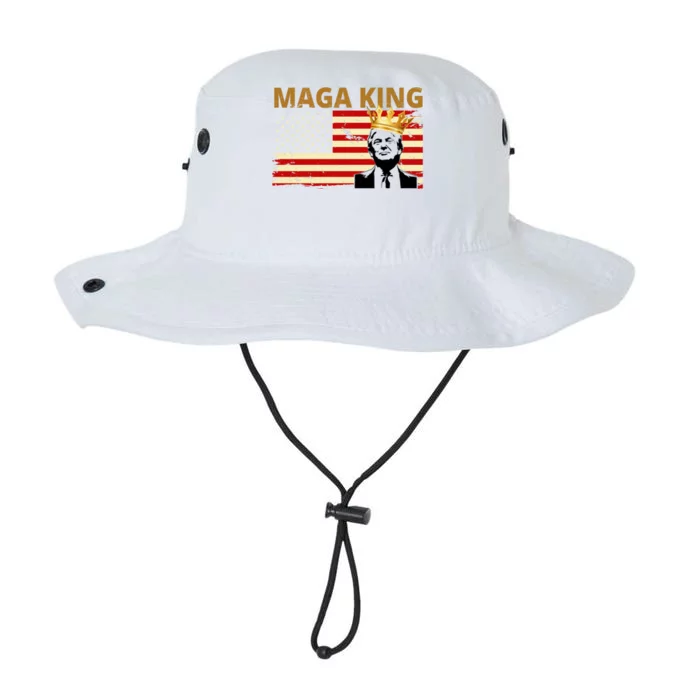 MAGA King Donald Trump Usa Flag Legacy Cool Fit Booney Bucket Hat