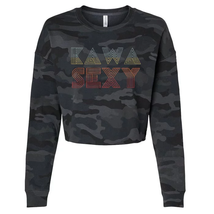 Motorbike Kawasexy Dirt Bike Off Road Motocross Cropped Pullover Crew