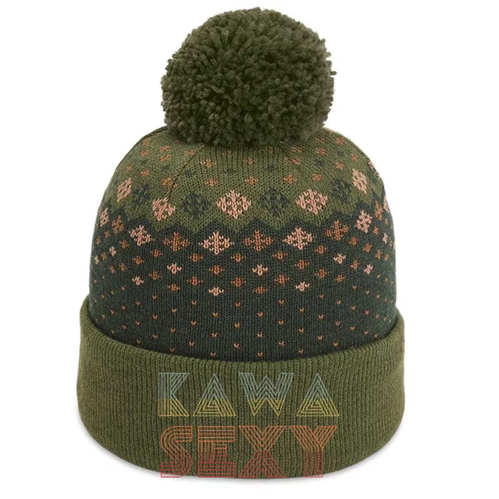 Motorbike Kawasexy Dirt Bike Off Road Motocross The Baniff Cuffed Pom Beanie