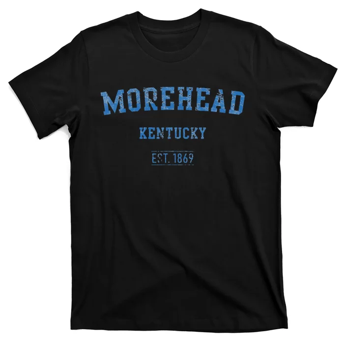 Morehead Kentucky Distressed Text Sport Style T-Shirt