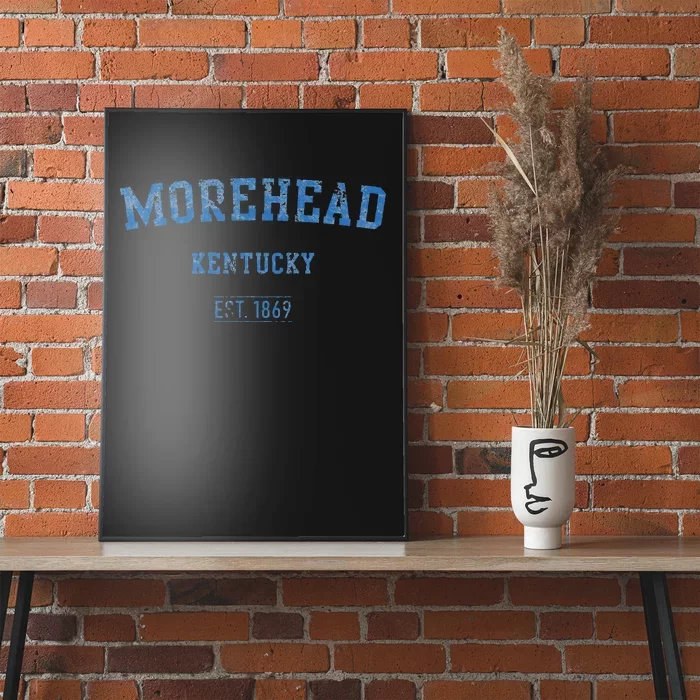 Morehead Kentucky Distressed Text Sport Style Poster