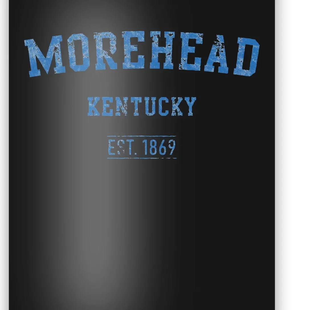 Morehead Kentucky Distressed Text Sport Style Poster