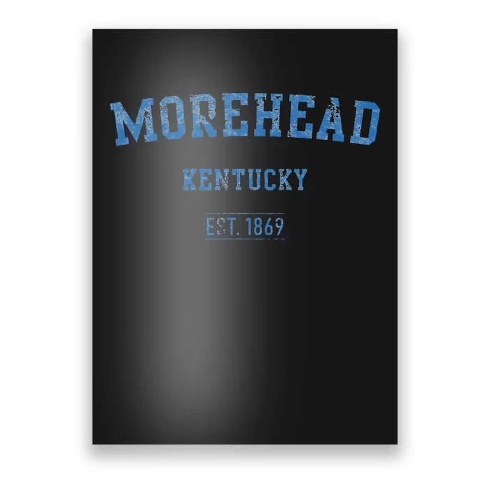 Morehead Kentucky Distressed Text Sport Style Poster