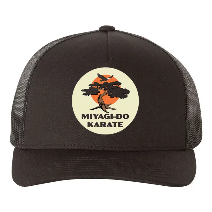 Miyagido Karate Eagle Fang Bonsai Tree Dojo Logo Yupoong Adult 5-Panel Trucker Hat