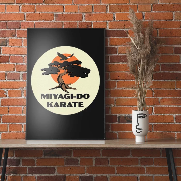 Miyagido Karate Eagle Fang Bonsai Tree Dojo Logo Poster