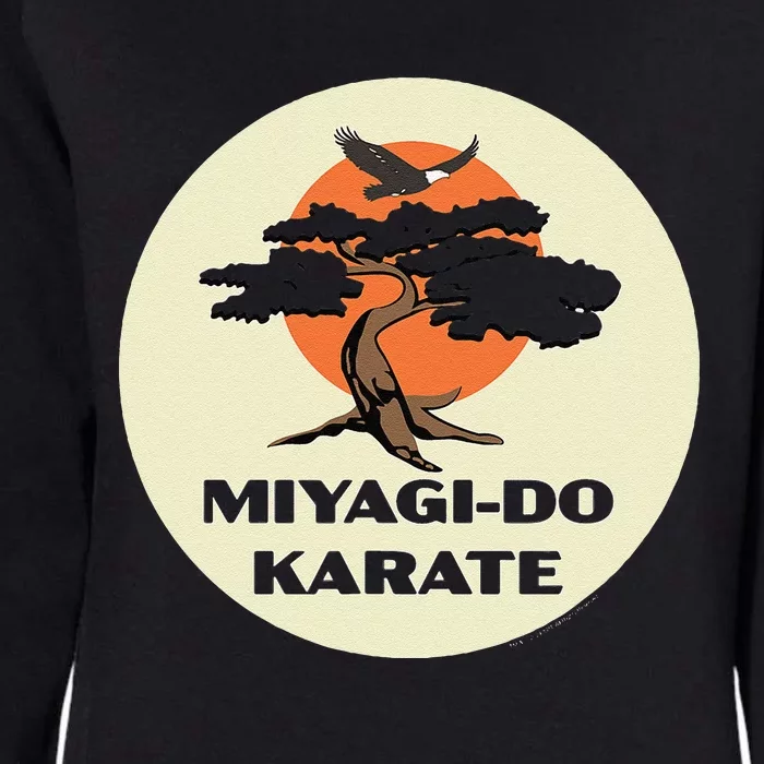 Miyagido Karate Eagle Fang Bonsai Tree Dojo Logo Womens California Wash Sweatshirt