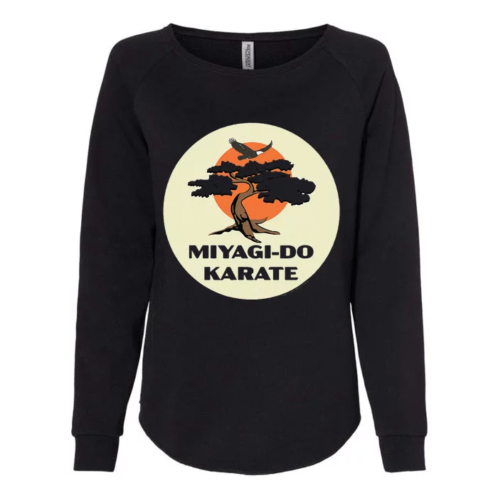 Miyagido Karate Eagle Fang Bonsai Tree Dojo Logo Womens California Wash Sweatshirt