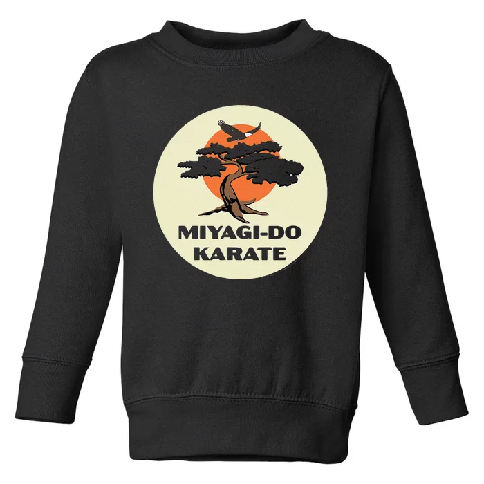 Miyagido Karate Eagle Fang Bonsai Tree Dojo Logo Toddler Sweatshirt