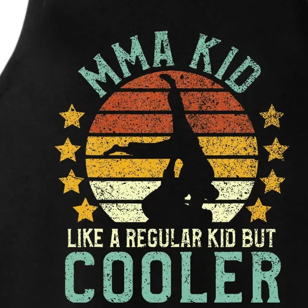 MMA Kids Funny Young Mixed Martial Arts Player Gift Ladies Tri-Blend Wicking Tank