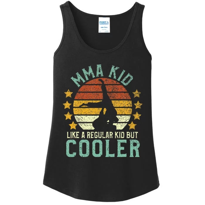 MMA Kids Funny Young Mixed Martial Arts Player Gift Ladies Essential Tank