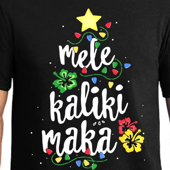 Mele Kalikimaka For Hawaiian Hawaii Christmas Pajama Set