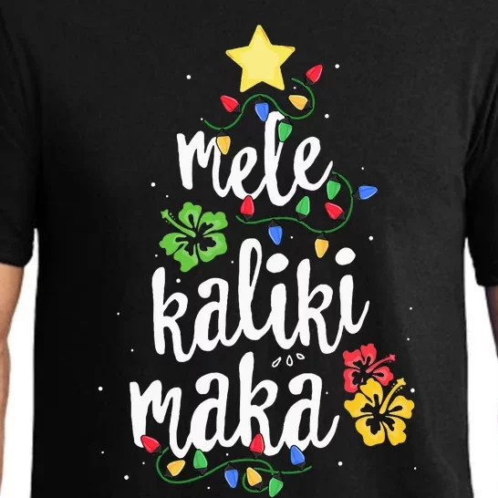 Mele Kalikimaka For Hawaiian Hawaii Christmas Pajama Set