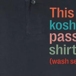 My Kosher For Passover Wash Separately Matzah Pesach Softstyle Adult Sport Polo