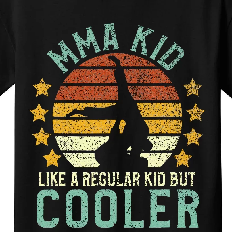 MMA Kids Funny Young Mixed Martial Arts Player Gift Kids T-Shirt