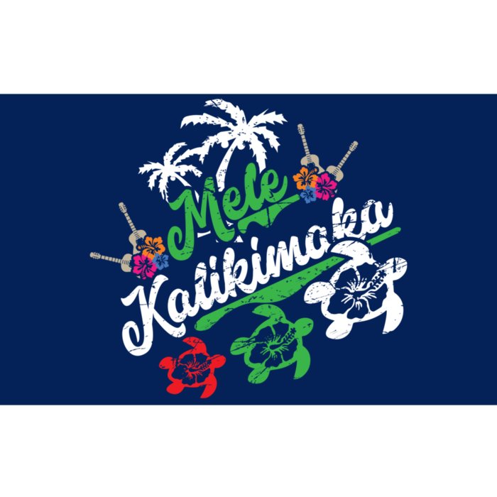 Mele Kalikimaka Fun Merry Christmas Bumper Sticker