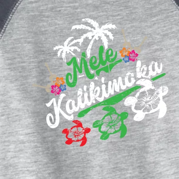 Mele Kalikimaka Fun Merry Christmas Toddler Fine Jersey T-Shirt