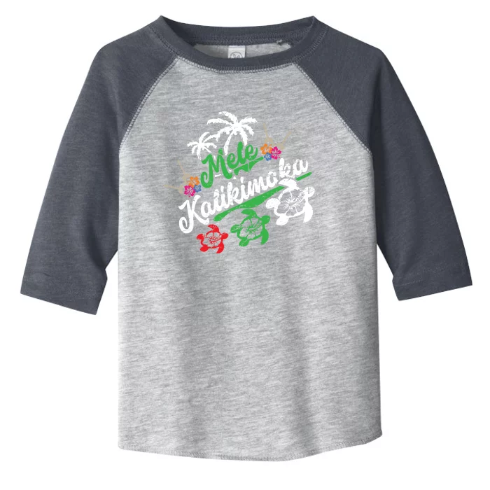 Mele Kalikimaka Fun Merry Christmas Toddler Fine Jersey T-Shirt