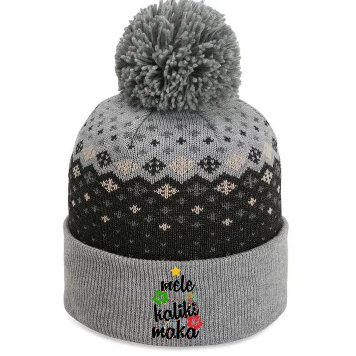 Mele Kalikimaka Festive Holiday The Baniff Cuffed Pom Beanie