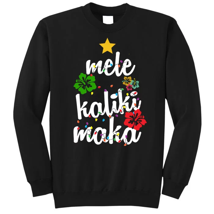 Mele Kalikimaka Festive Holiday Tall Sweatshirt