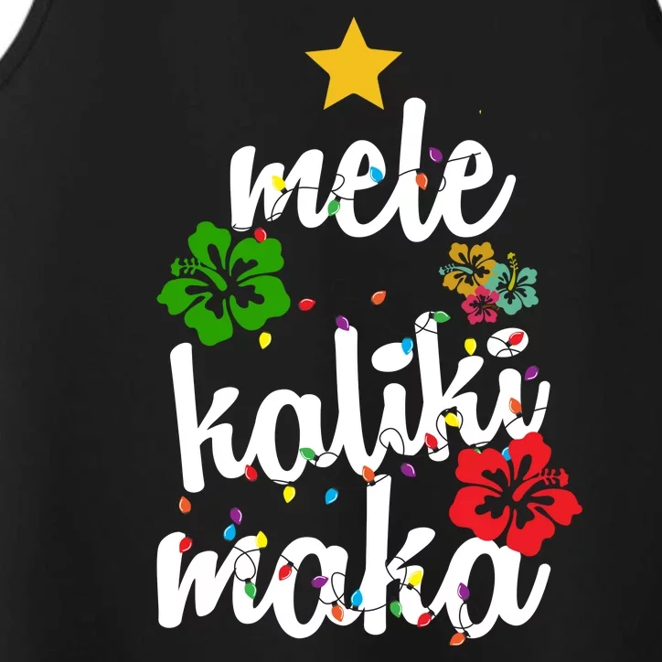 Mele Kalikimaka Festive Holiday Performance Tank