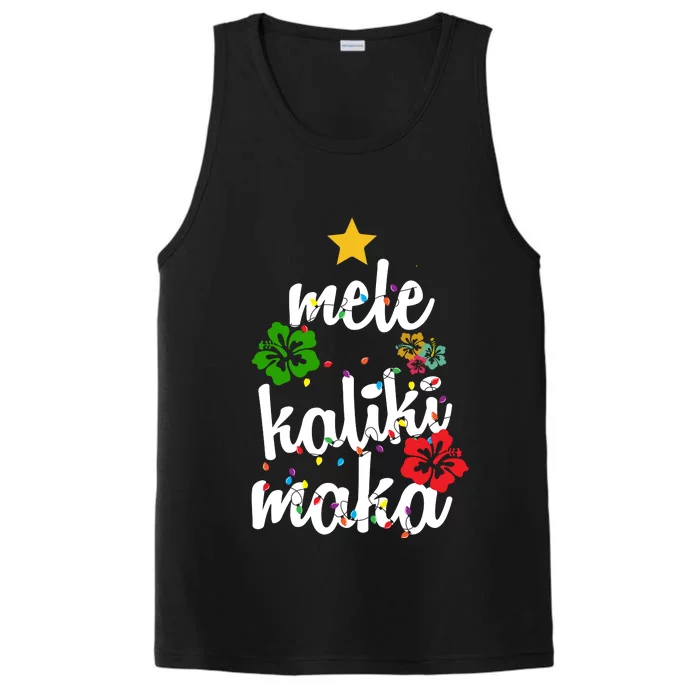 Mele Kalikimaka Festive Holiday Performance Tank