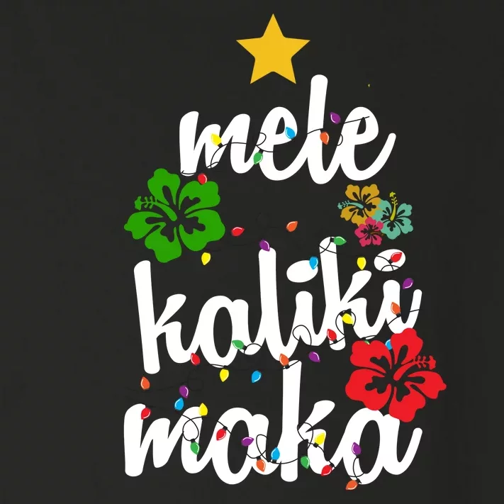 Mele Kalikimaka Festive Holiday Toddler Long Sleeve Shirt