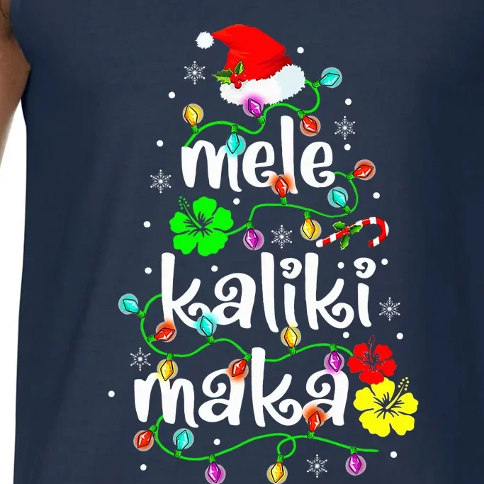 Mele Kalikimaka For Hawaiian Hawaii Christmas Comfort Colors® Tank Top