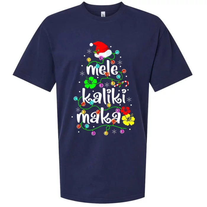 Mele Kalikimaka For Hawaiian Hawaii Christmas Sueded Cloud Jersey T-Shirt