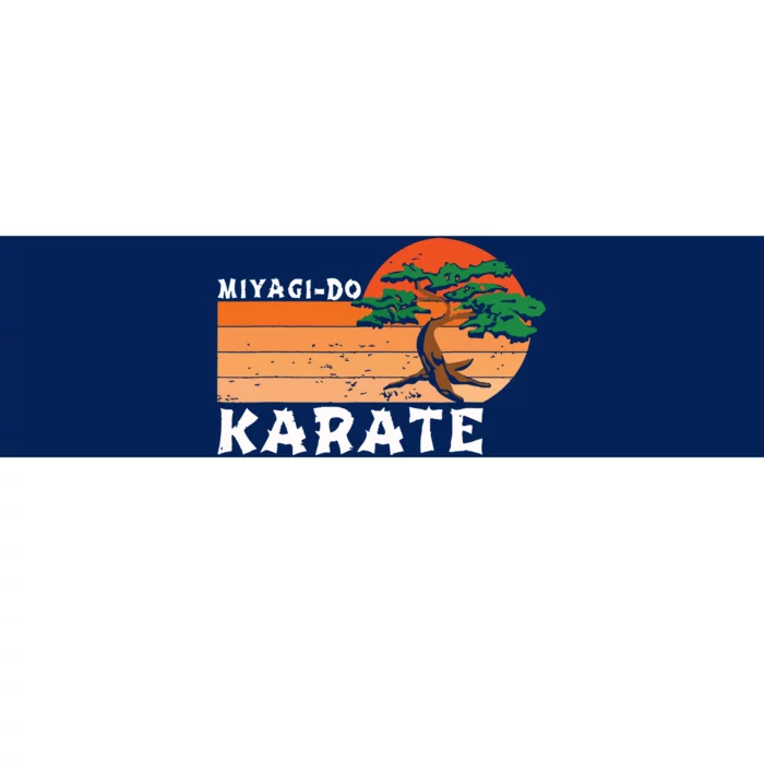 Miyagido Karate Funny Vintage Karate Bonsai Tree Bumper Sticker