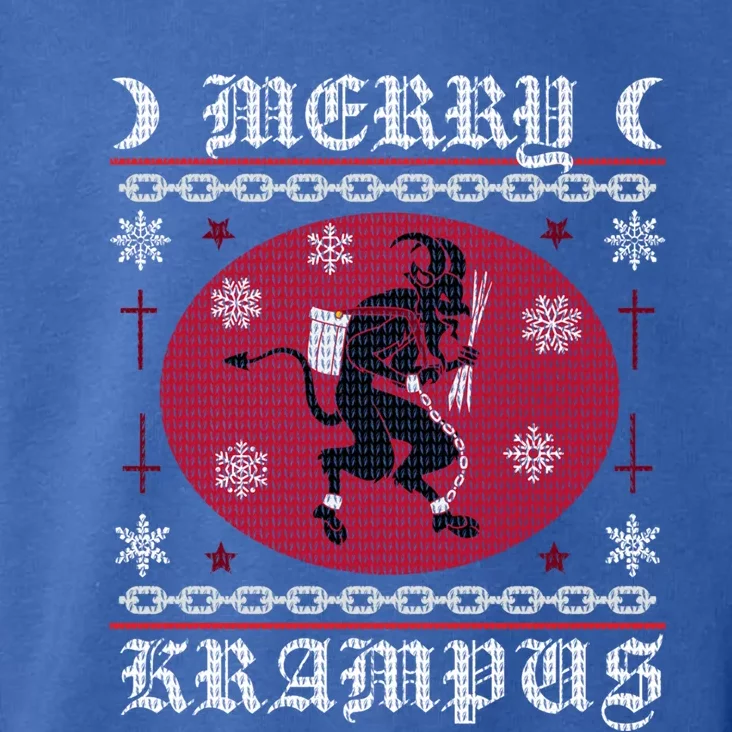 Merry Krampus Goth Christmas Ugly Sweater Krampus Xmas Gift Toddler Hoodie