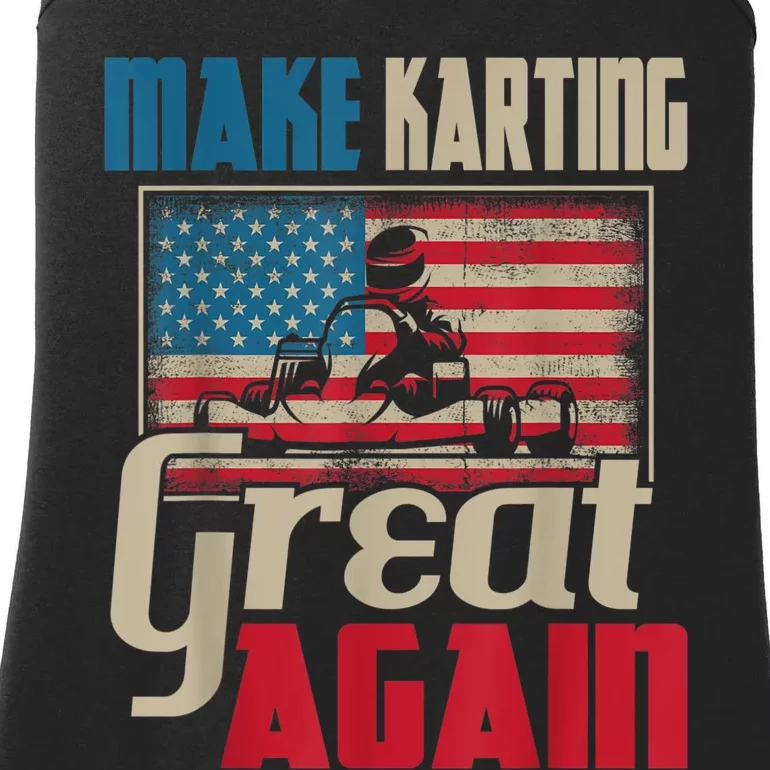 Make Karting Great Again Go Kart Racing Racer Karting Ladies Essential Tank