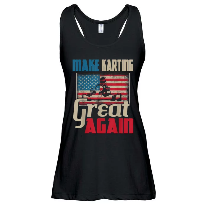 Make Karting Great Again Go Kart Racing Racer Karting Ladies Essential Flowy Tank