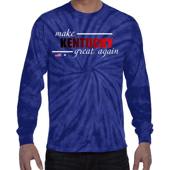 Make Kentucky Great Again Tie-Dye Long Sleeve Shirt