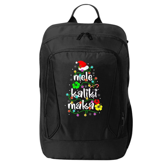 Mele Kalikimaka  Hawaiian Hawaii Christmas City Backpack