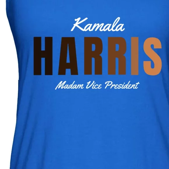 Melanin Kamala Harris Madam Vice President Gift Ladies Essential Flowy Tank