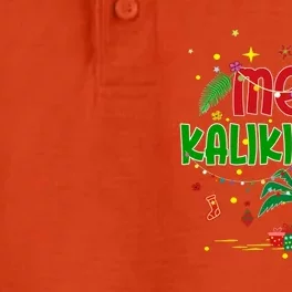 Mele Kalikimaka Hawaiian Christmas Palm Tree Lights Xmas Gift Dry Zone Grid Performance Polo