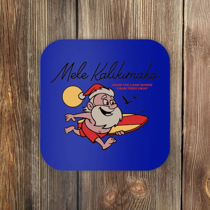 Mele Kalikimaka Hawaii Christmas Cute Gift Coaster