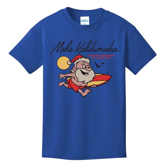 Mele Kalikimaka Hawaii Christmas Cute Gift Kids T-Shirt