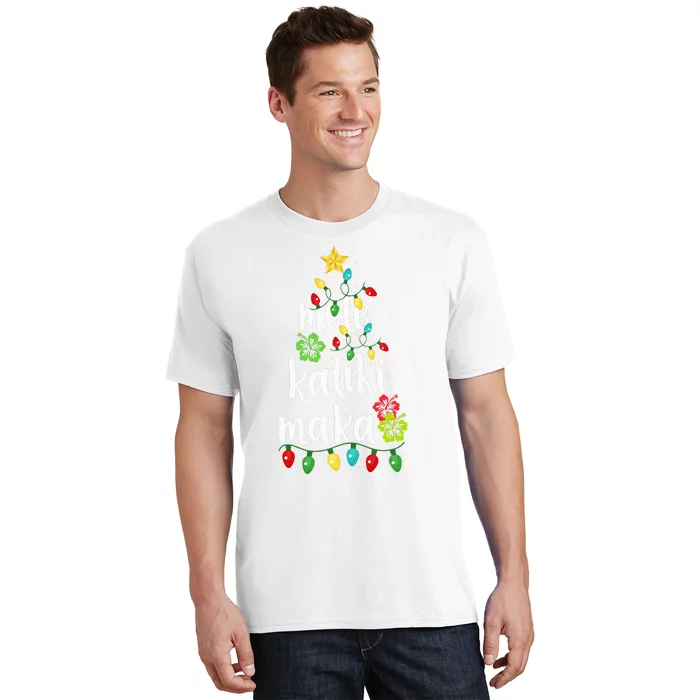 Mele Kalikimaka Hawaiian Christmas Decor T-Shirt