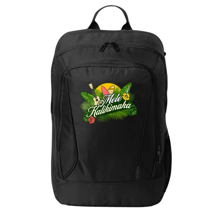 Mele Kalikimaka Hawaiian Christmas City Backpack