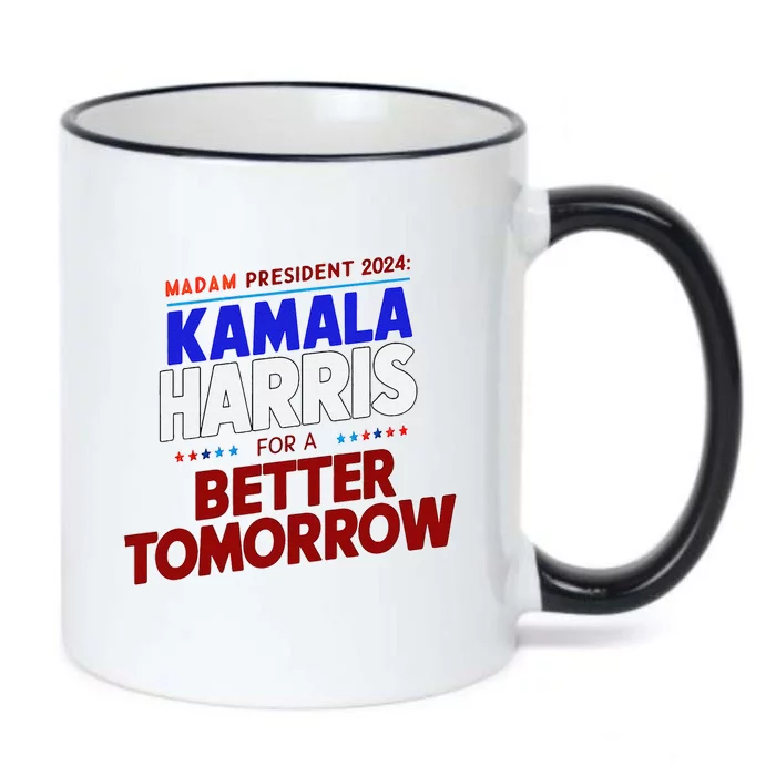 Madam Kamala Harris Vote For The Democratic Candidate 2024 Black Color Changing Mug