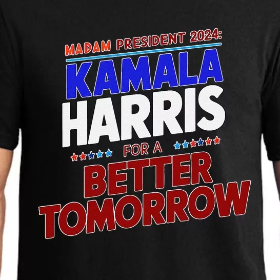 Madam Kamala Harris Vote For The Democratic Candidate 2024 Pajama Set