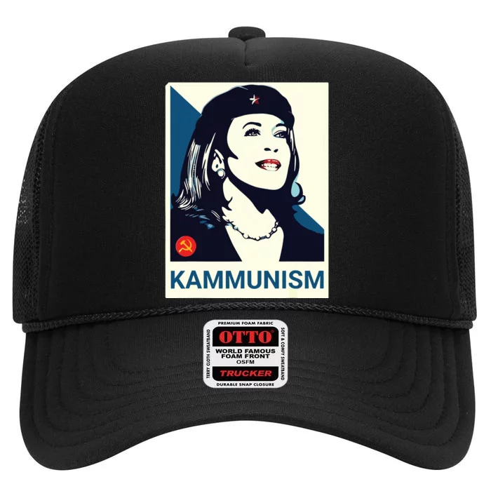 Mike Kalama Harris Kammunism High Crown Mesh Trucker Hat