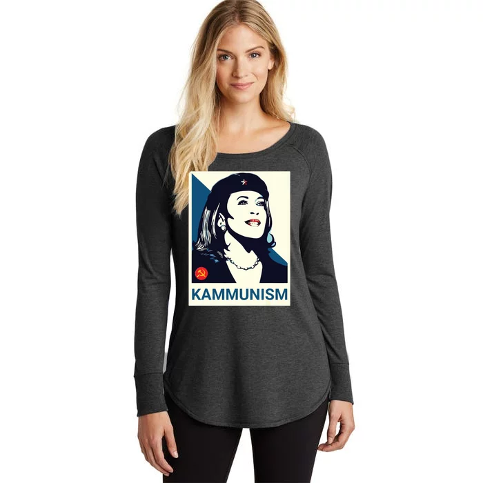 Mike Kalama Harris Kammunism Women's Perfect Tri Tunic Long Sleeve Shirt