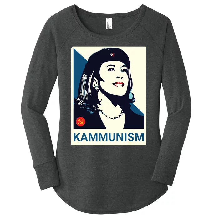 Mike Kalama Harris Kammunism Women's Perfect Tri Tunic Long Sleeve Shirt